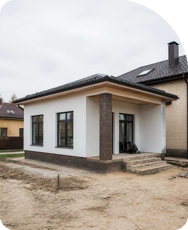 Строительство одноэтажной пристройки в Копейске от 461835 р. | РадиДОМА-Кпс